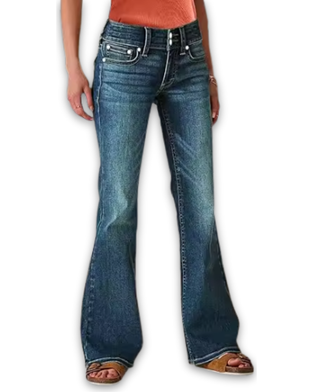 Plain Jain Flared Jeans