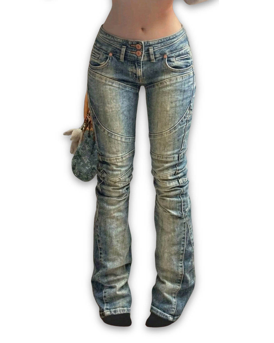 Cyber Web Bootcut Jeans