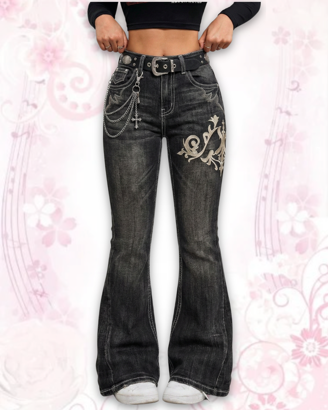 Eddy Cowgirl Flared Denim