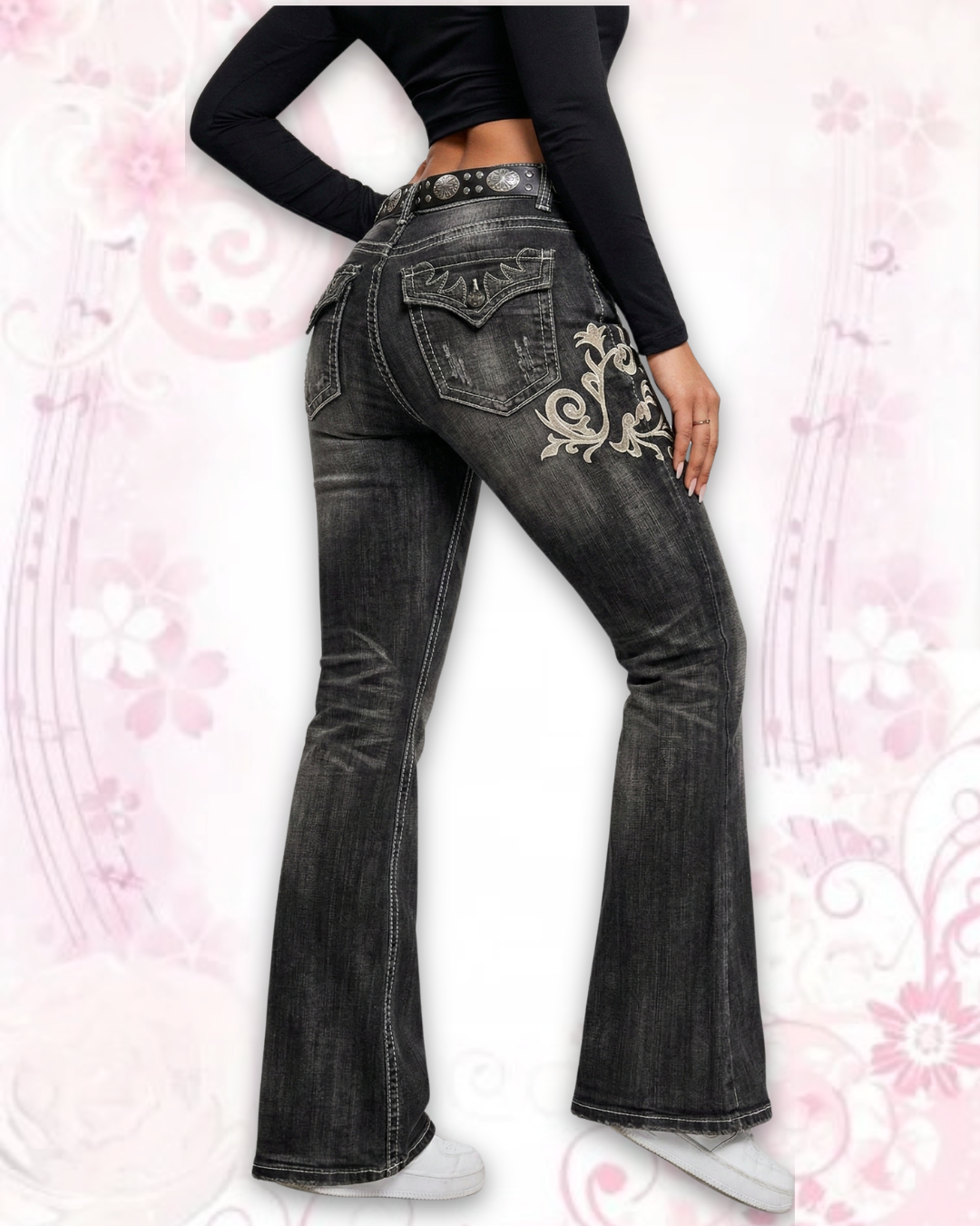 Eddy Cowgirl Flared Denim