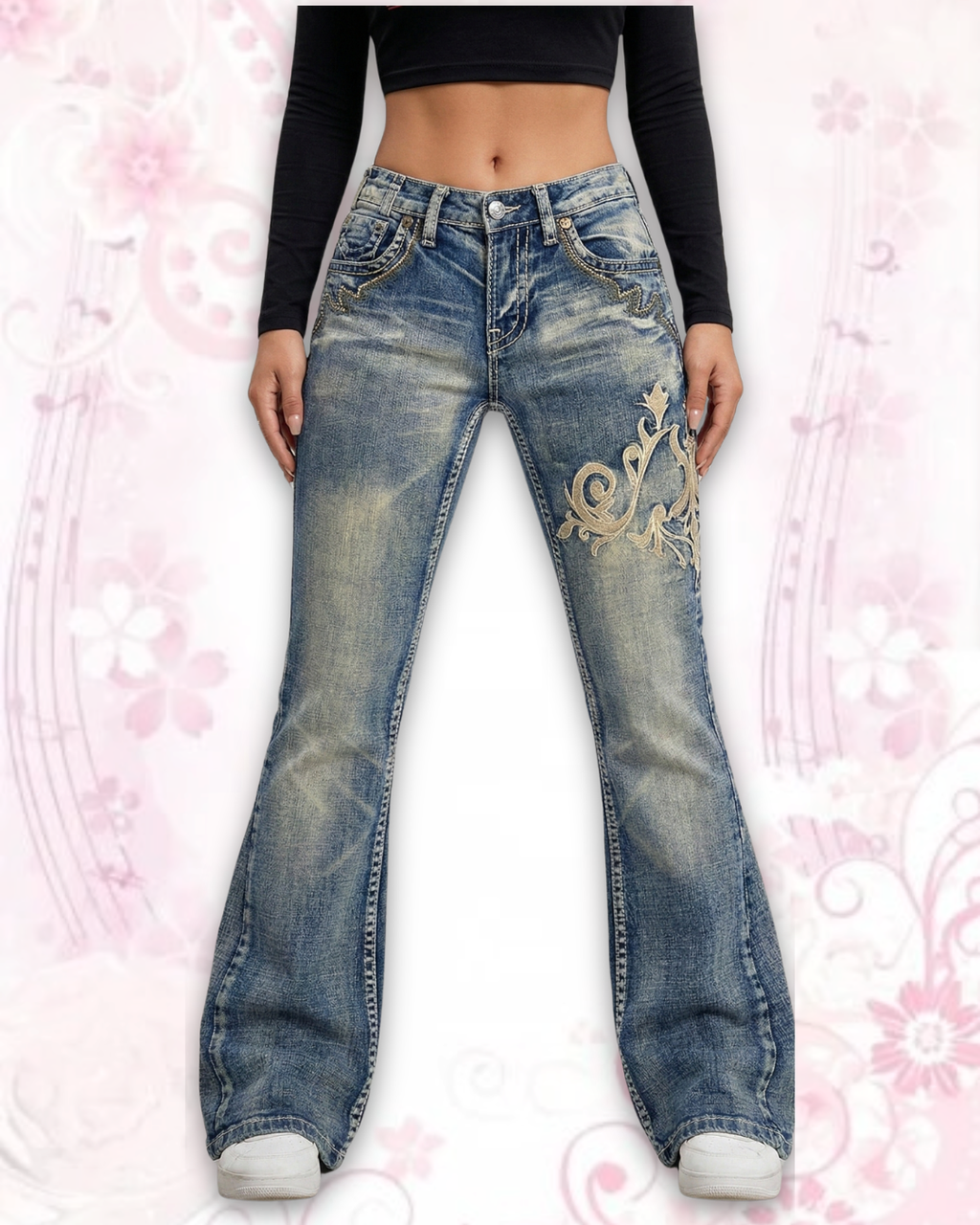 Eddy Cowgirl Flared Denim