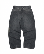 Phantom Etch Wide Denim