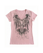 Pink Fleur-de-Lis Baby Tee