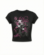 Black Skull Pink
